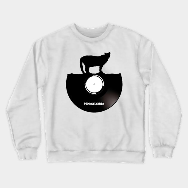 Pennsylvania Vinyl Crewneck Sweatshirt by Ferrazi